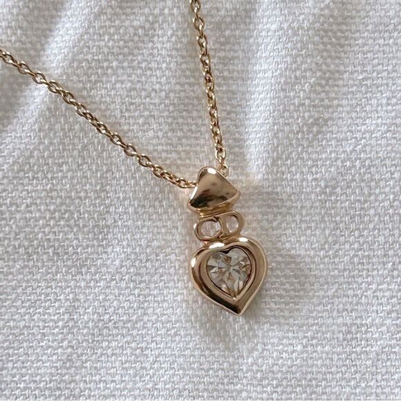 Christian Dior CD Rhinestone Necklace - Picture 1 of 5